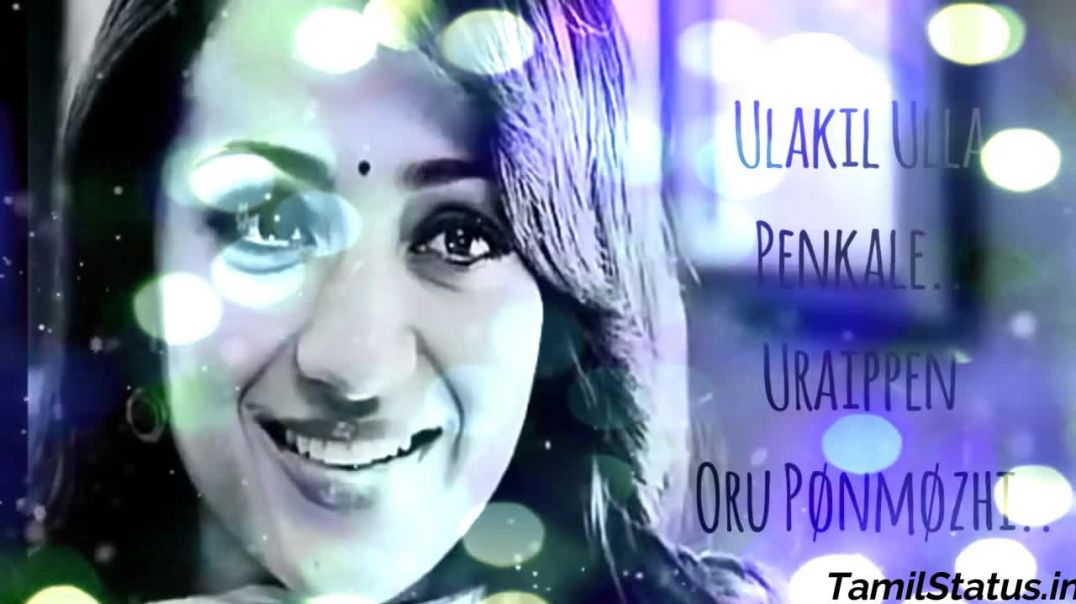 ⁣Trisha sad song whatsapp status