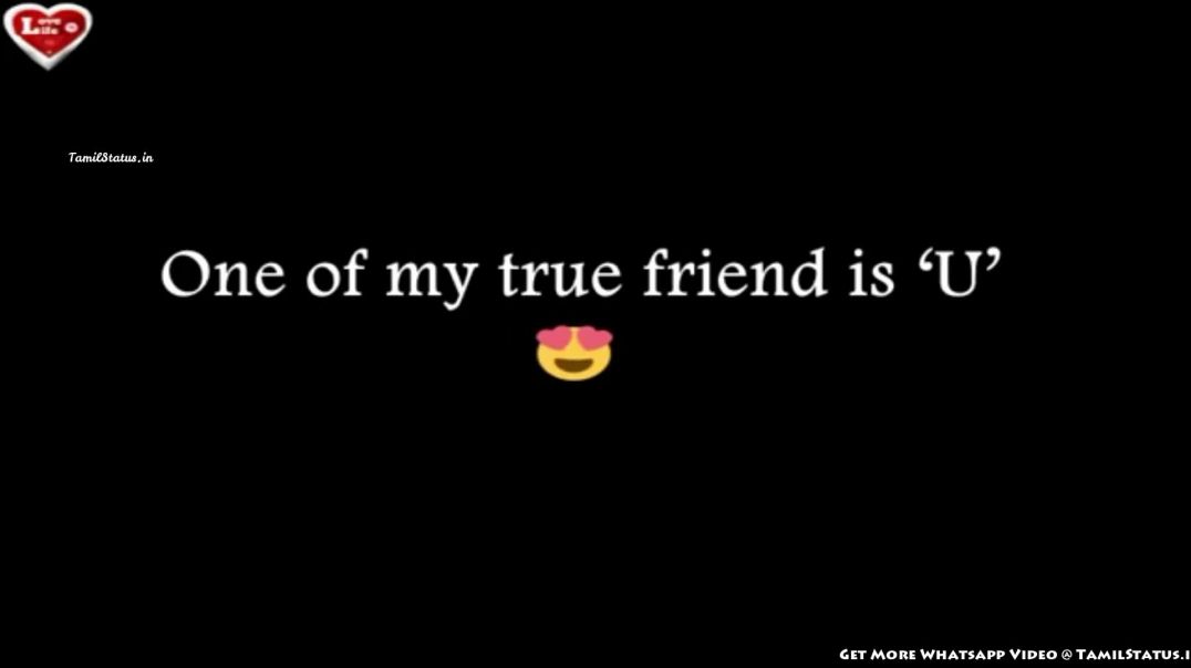 Friendship Video Whatsapp Status Video | Tamil Status Happy Friendship Day Wishes