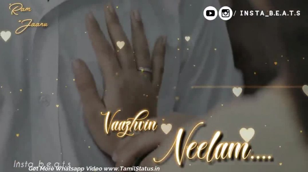 96 Whatsapp status | Kaathalae Kaathalae Song | Cute love Status