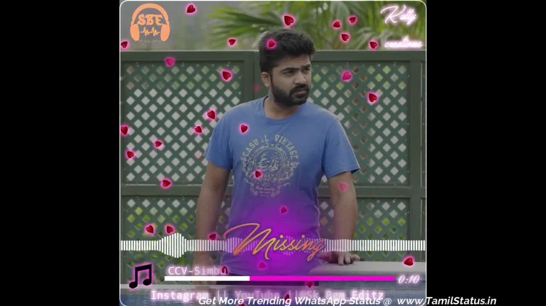 STR Love Song Whatsapp Status Download | Tamil Status Video Free download