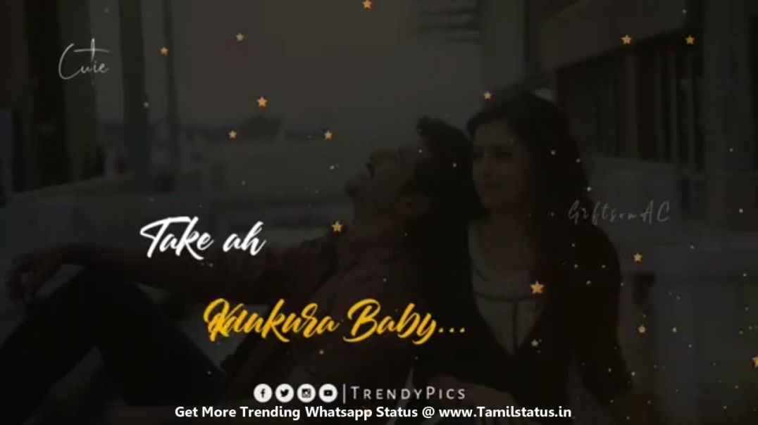 ⁣Cute love song lyrics videos in tamil download || Tamil status