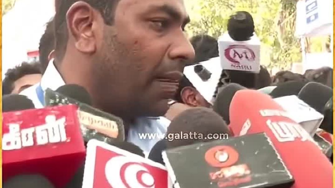TVK Latest Statement Video in News Channels
